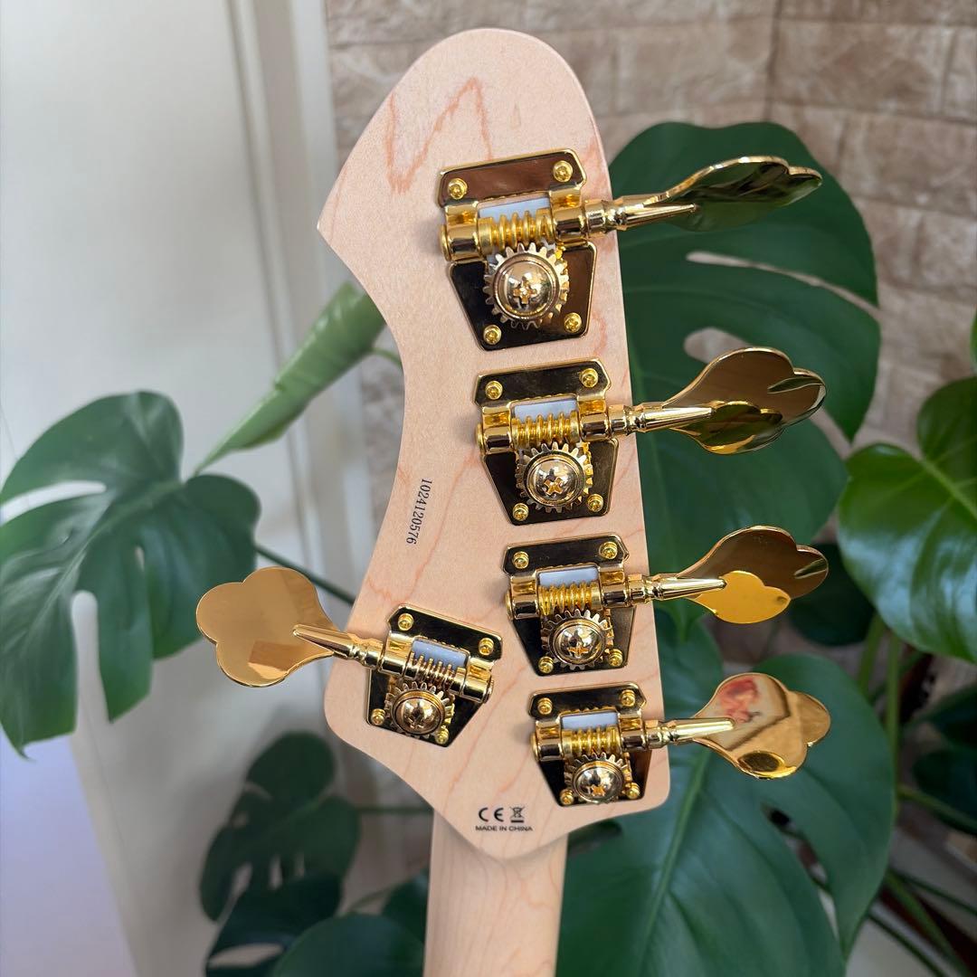 ❤️AriaProII RSB-42AR 5弦ベース 美品 チューナー ストラップ