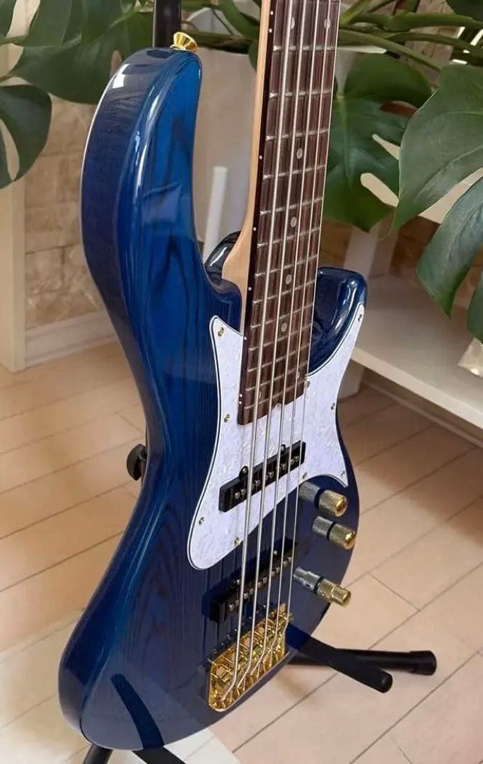 ❤️AriaProII RSB-42AR 5弦ベース 美品 チューナー ストラップ