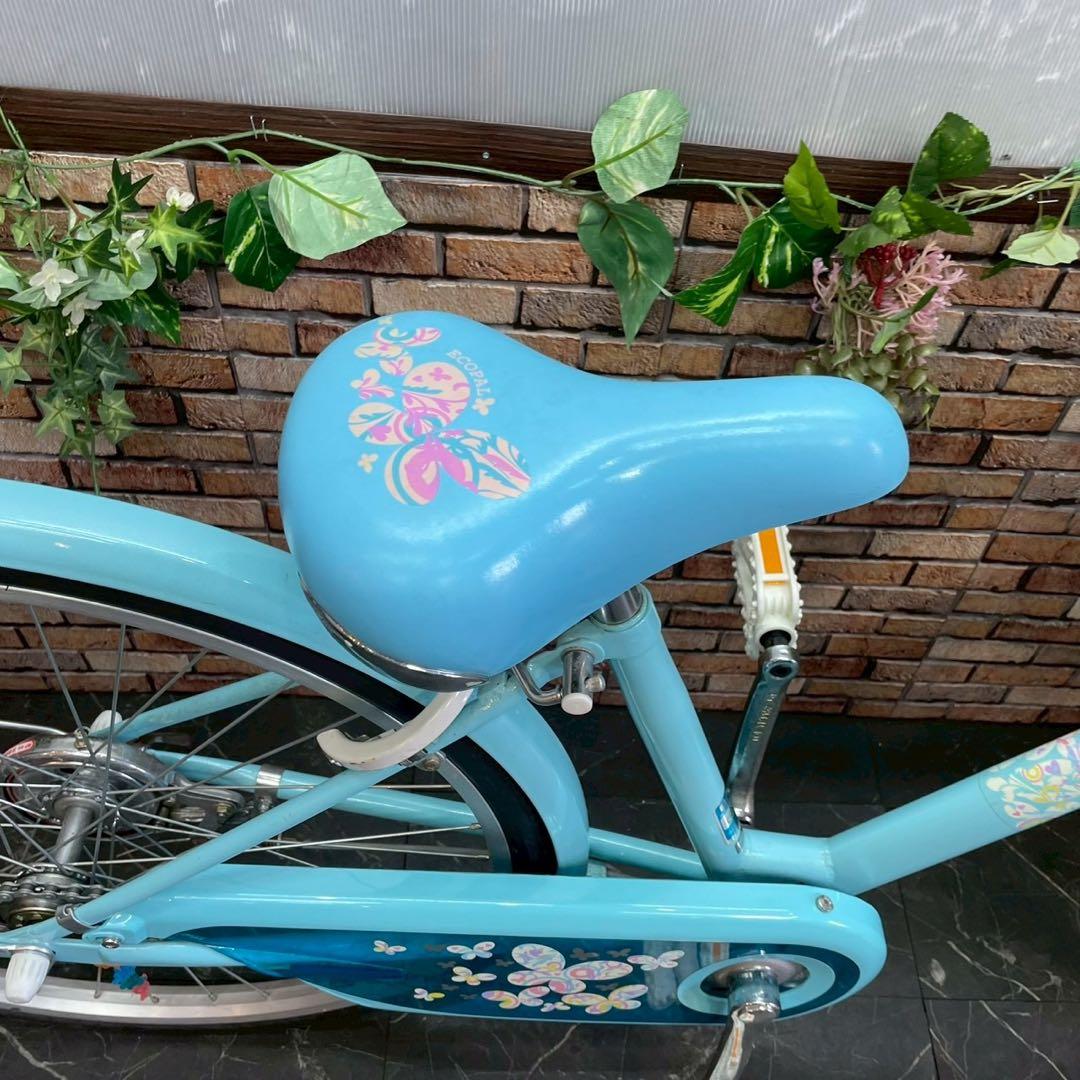 【104】子供用自転車 子供車 ブリヂストン ECOPAL 水色 24インチ