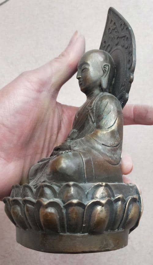 仏教美術 観音菩薩仏像 置物 銅製 仏像 彫刻 置物 開運 風水