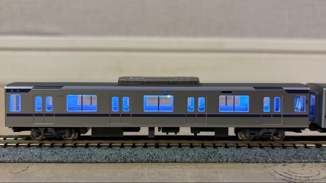 【純正室内灯付】KATO 東京メトロ半蔵門線18000系 Nゲージ10両セット