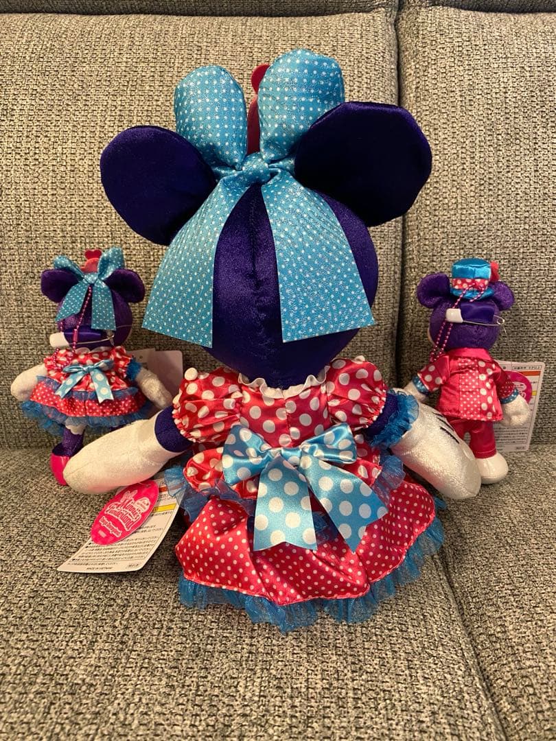 【新品・未使用】ミニーのファンダーランド　ぬいぐるみ　ぬいば　３点セット