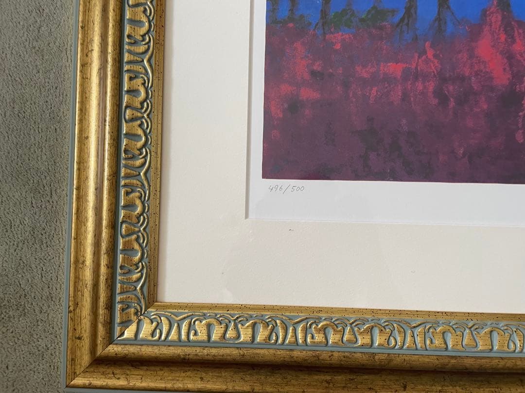 『専用‼️』深見東州 「琵琶湖から見る秋の実りの伊吹山」