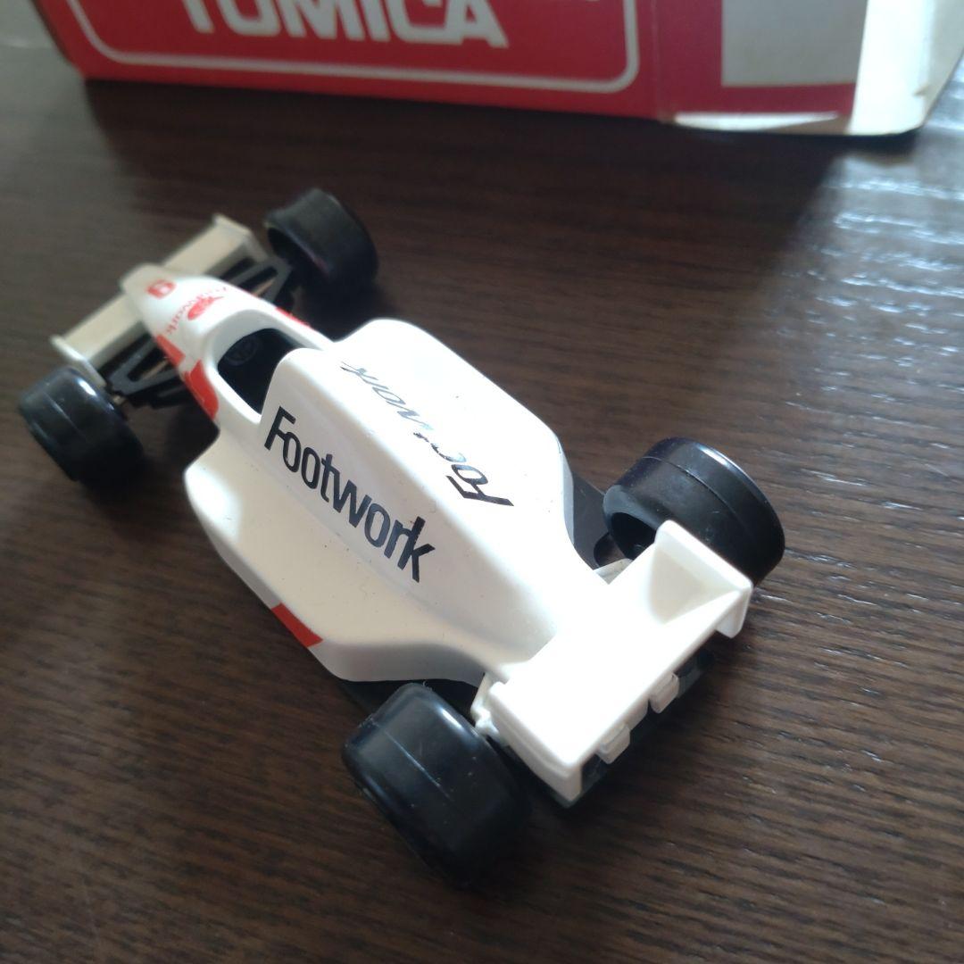 トミカ F1 4台 (ウィリアムズ、ロータス、フェラーリ、フットワーク)未使用