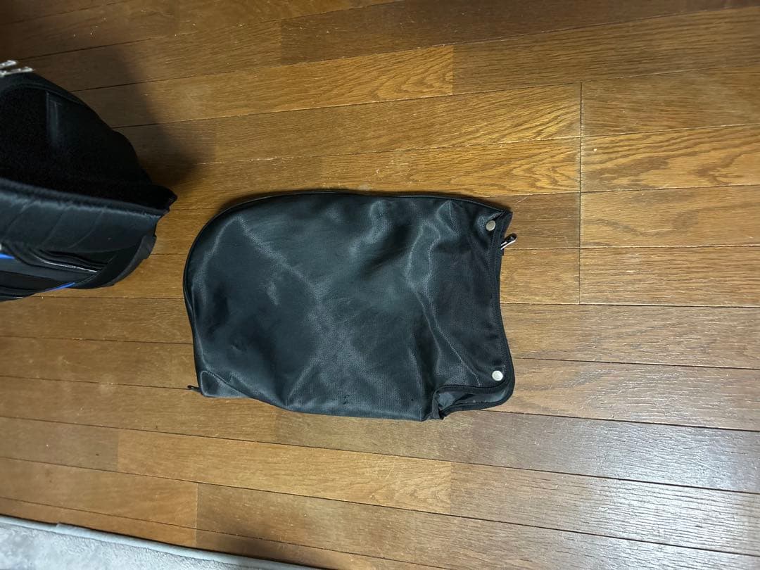 adidas ゴルフキャディバッグ 黒/青サイズ9.5