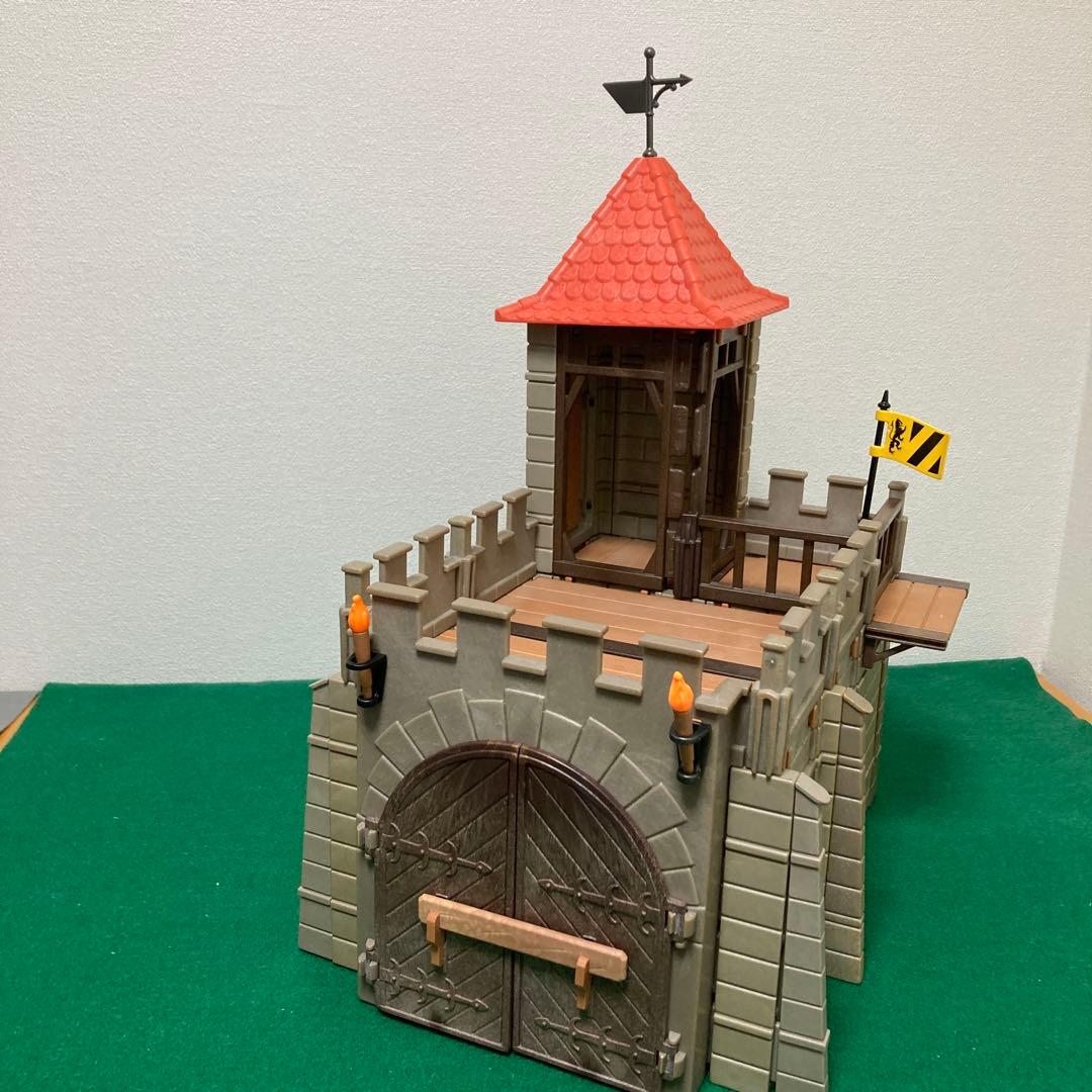 古いプレイモービル　お城・家のパーツ大量