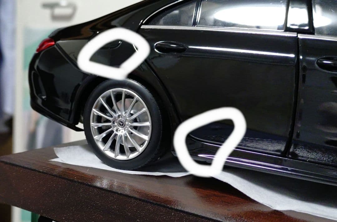 1/18 ミニカー　NOREV製　ベンツ ClS ブラック