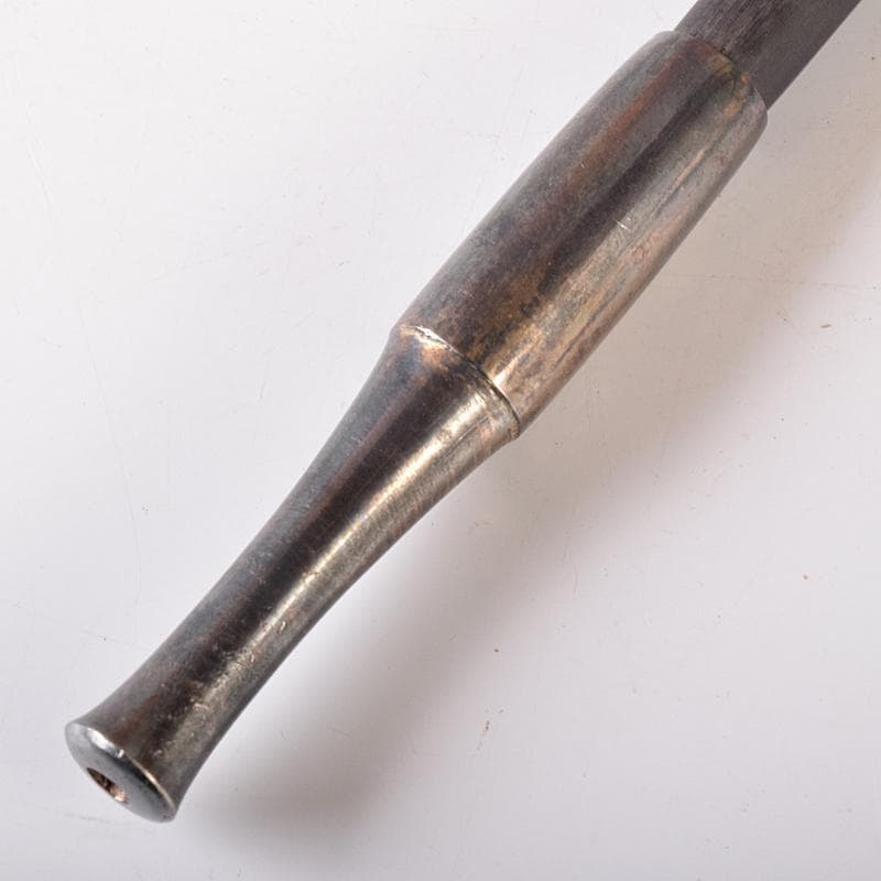 時代提げ物　喫煙具　平安　秦蔵六造　銀煙管　キセル　約36g　共箱　DR8366