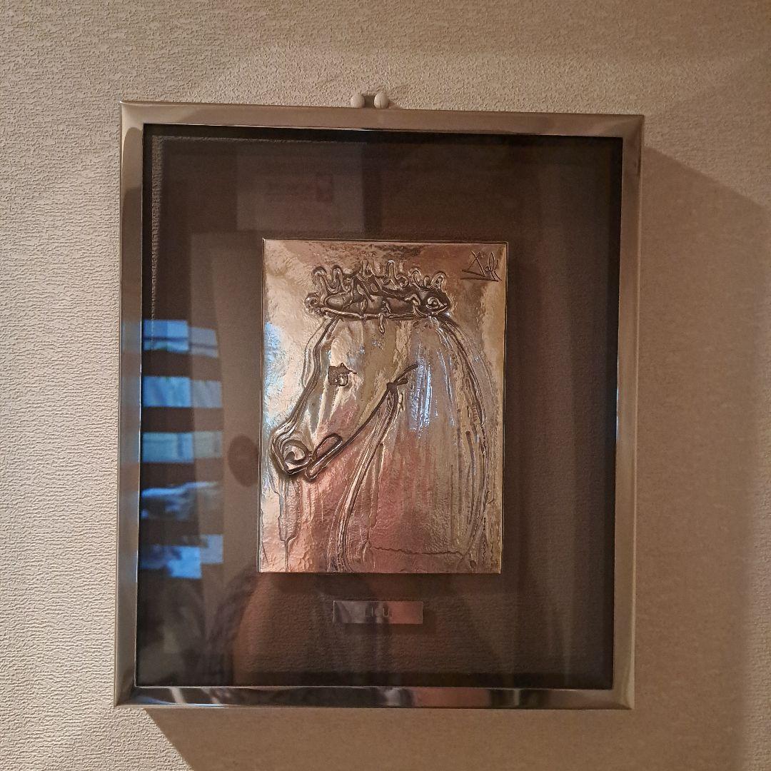 サルバドール・ダリ　「ダリの馬」より、CALIGULA 　銀製版