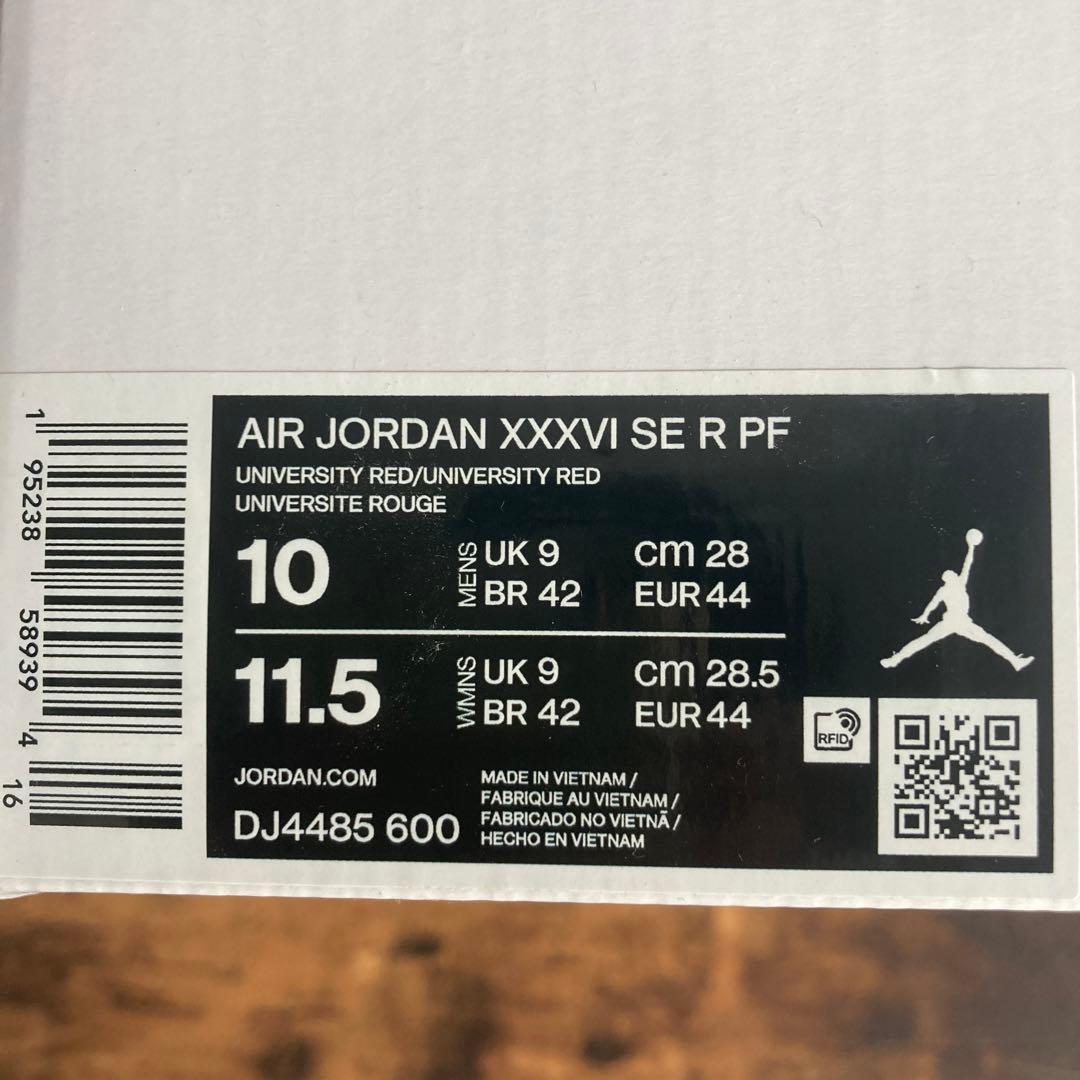 【新品•未使用】Hachimura × Nike Air Jordan36