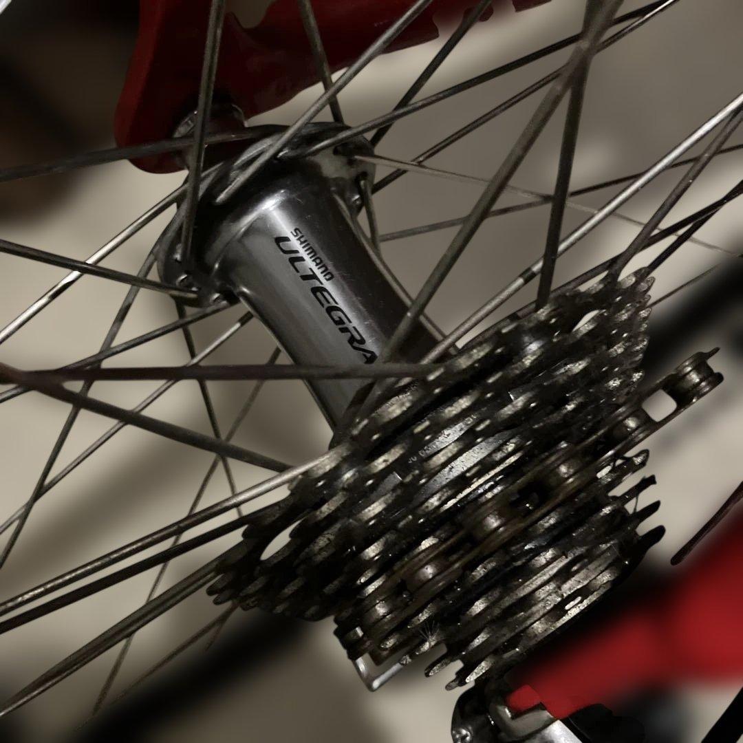 ロードバイクcorratec現状品、used品、長期自宅保管品タイヤ交換必要です