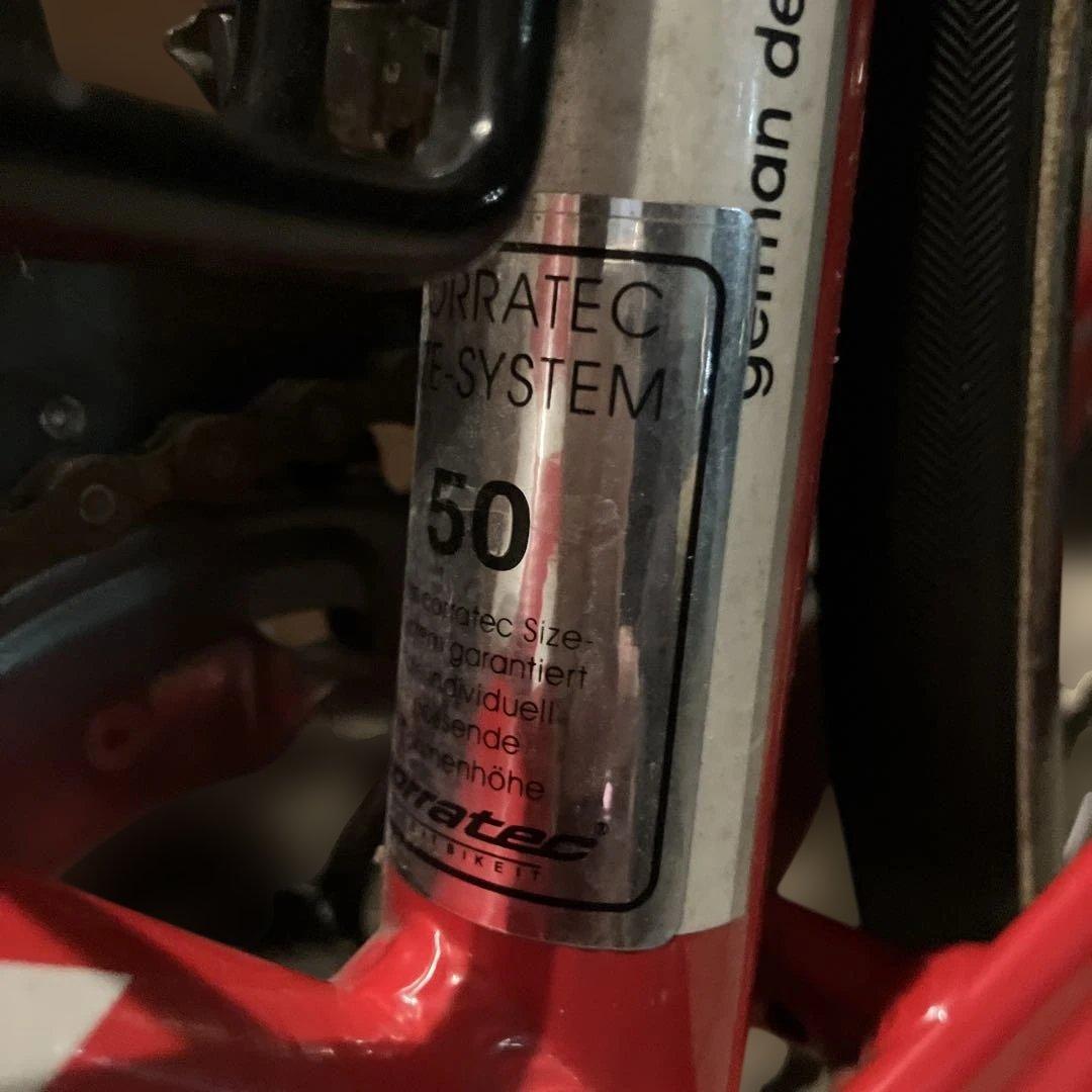 ロードバイクcorratec現状品、used品、長期自宅保管品タイヤ交換必要です