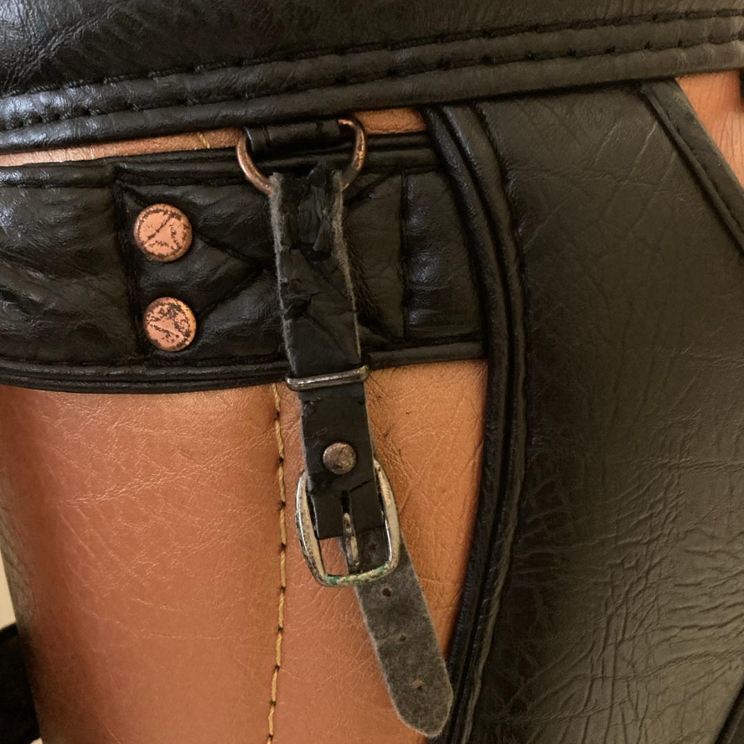 【D D】テーラーメイド キャディバッグ 9型 ブラック×ブラウン