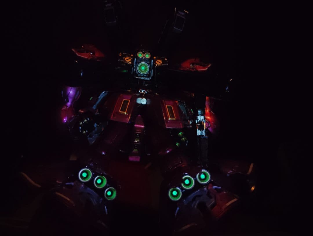 1/100 MGサザビー ver.ka メカニカルコアメッキ風　塗装改修済完成品