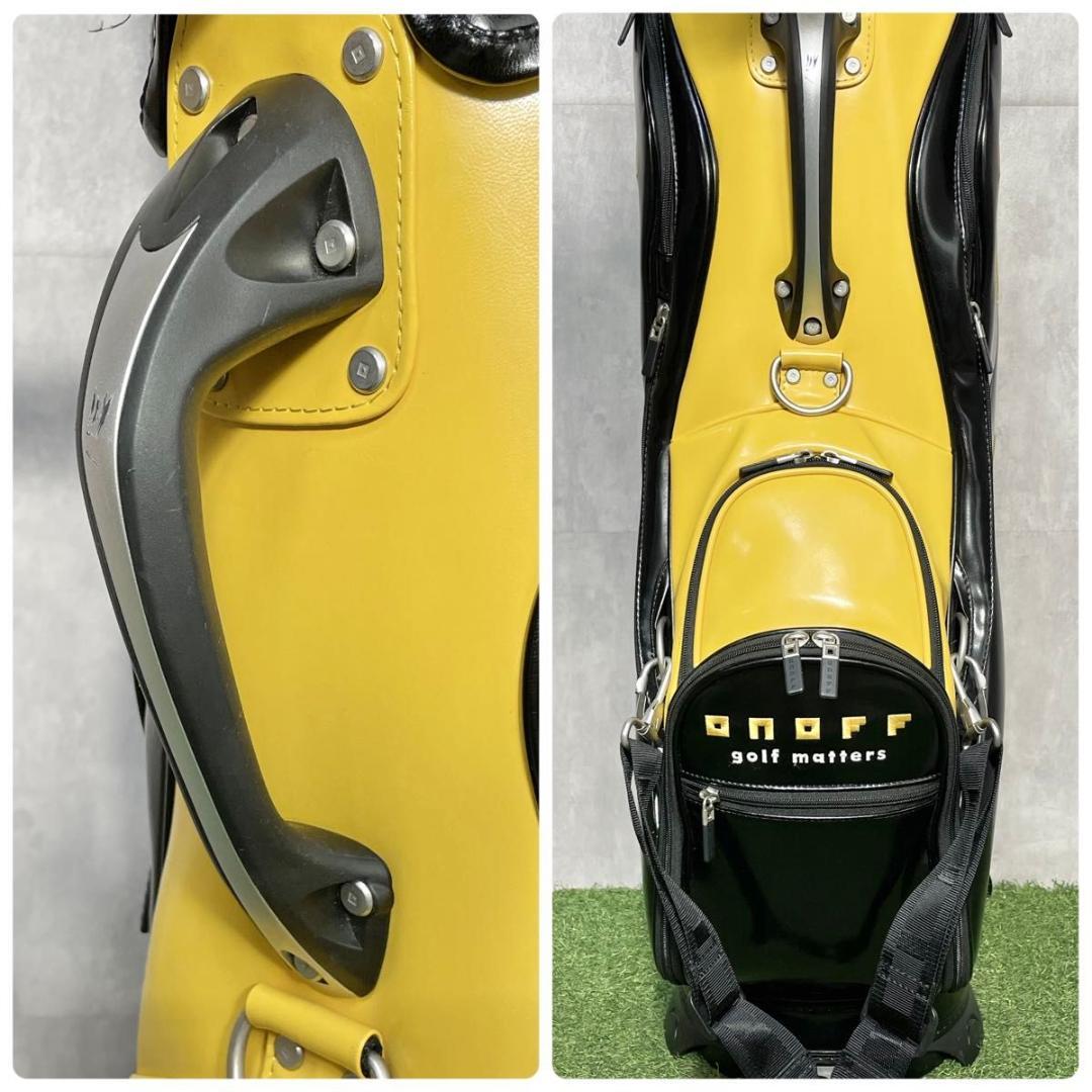 ONOFF オノフ プロモデル キャディバッグ ゴルフバッグ イエロー ブラック