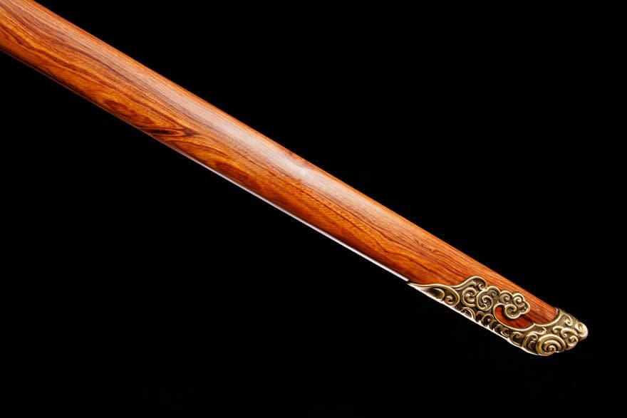 【青衣の剣】古兵器 武具 刀装具 日本刀　模造刀 居合刀 武士道 鑑賞用 美術刀