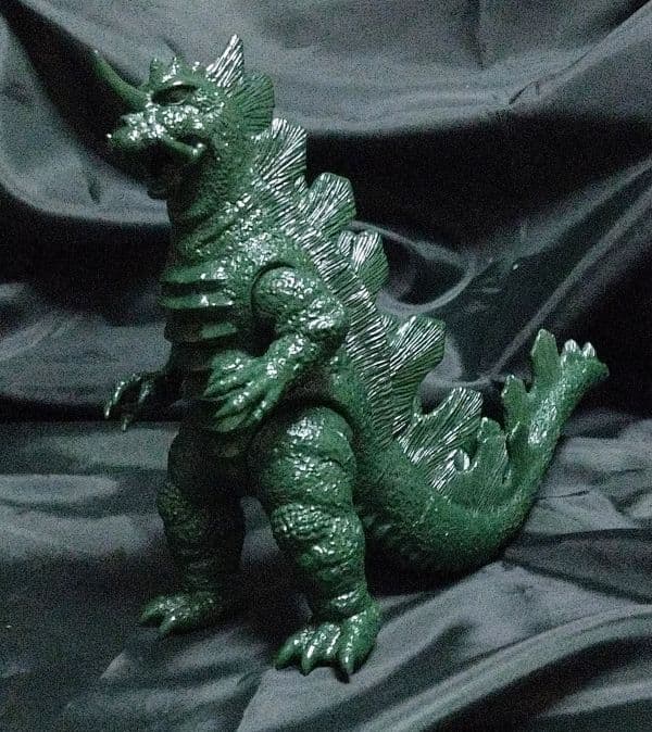 マルサン キングゴドラス 緑色 未塗装 ソフビ ソフトビニール人形