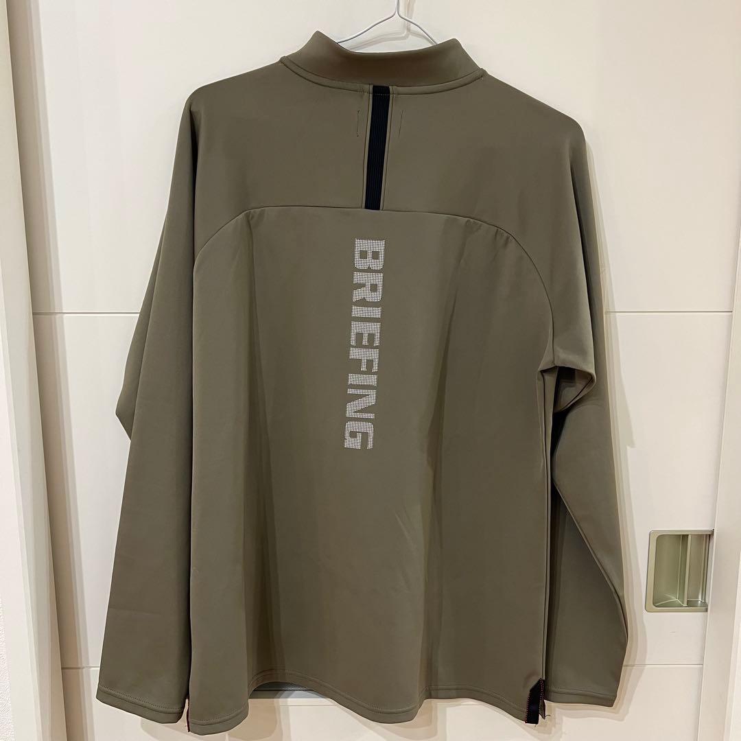 BRIEFING 長袖 ハーフジップ ストレッチ ブリーフィング アウター L