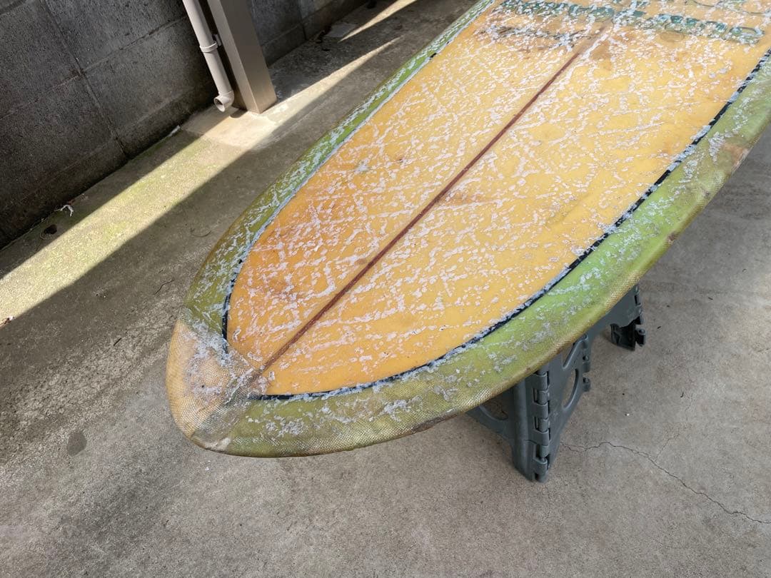 TEDサーフボード　ビンテージ　ミッドレングス　シングル　テッド　7.4f