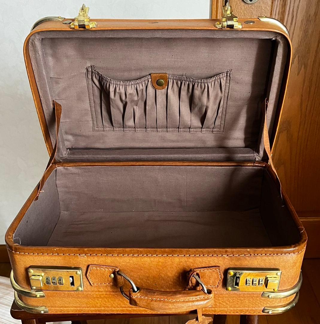 ＊レア＊天然皮革の旅行トランク　旅行カバン
