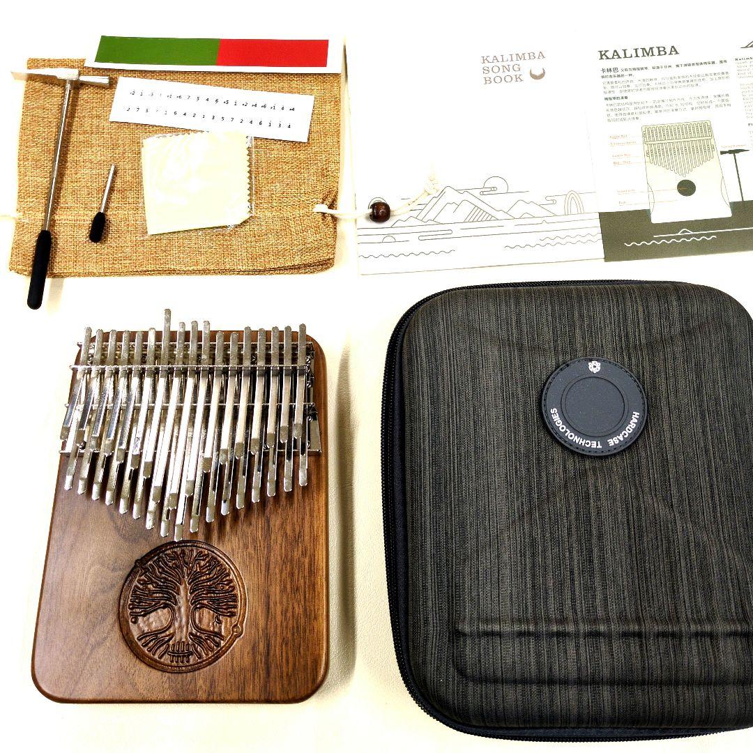 け*ー様 木製カリンバ 34音 keyC ケース 説明書 簡単な楽譜付き