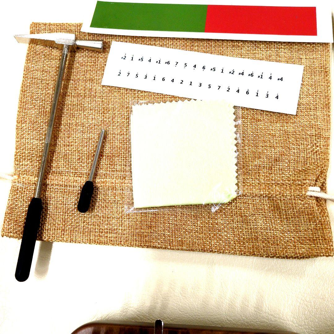 け*ー様 木製カリンバ 34音 keyC ケース 説明書 簡単な楽譜付き