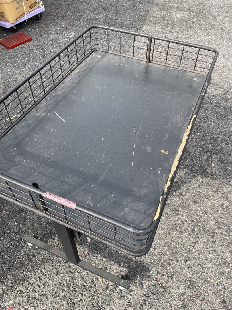 折りたたみ販売ワゴン キャスター付 業務用 什器 店舗用