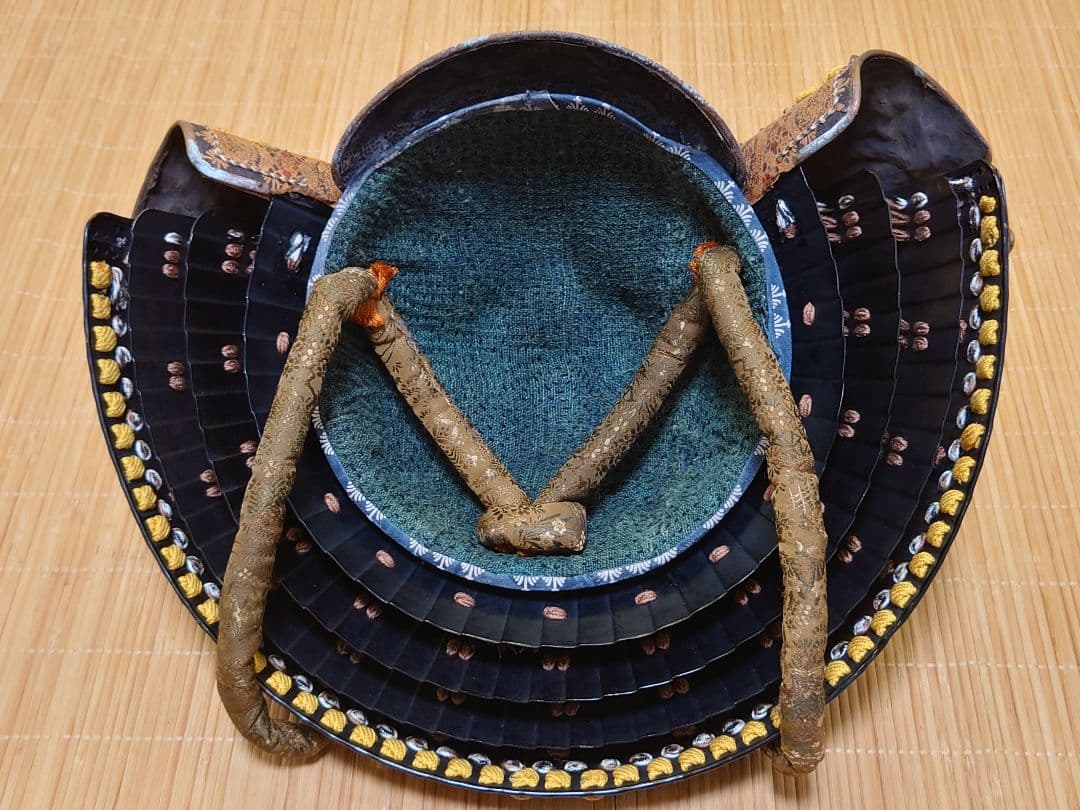 ★★送料無料☆丸武産業製☆光忍☆橙糸威伊予素懸二枚胴具足☆等身大☆鎧兜・甲冑★★