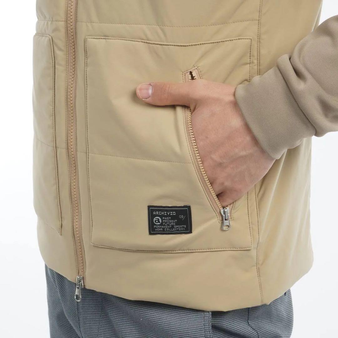 新品未使用　タグ付きarchivio フードブルゾン　ゴルフ　メンズ