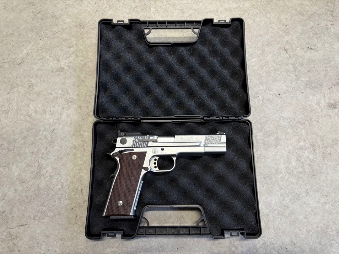 美品 KSC S&W M945 ステンレスシルバーモデル JASG安全基準適合