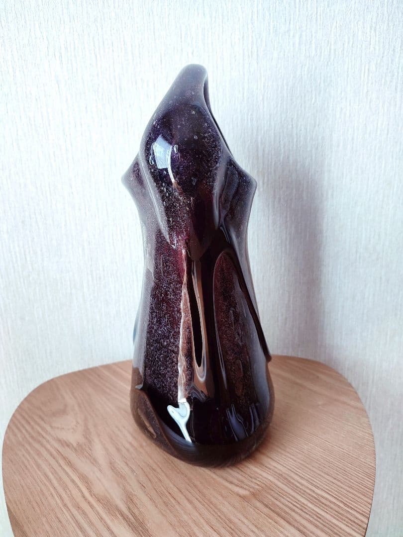 希少　琉球ガラス　稲嶺盛吉　花瓶　フラワーベース