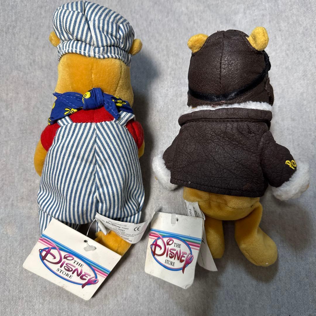 希少 レア ディズニーストア くまのプーさん ぬいぐるみ 2点　パイロット