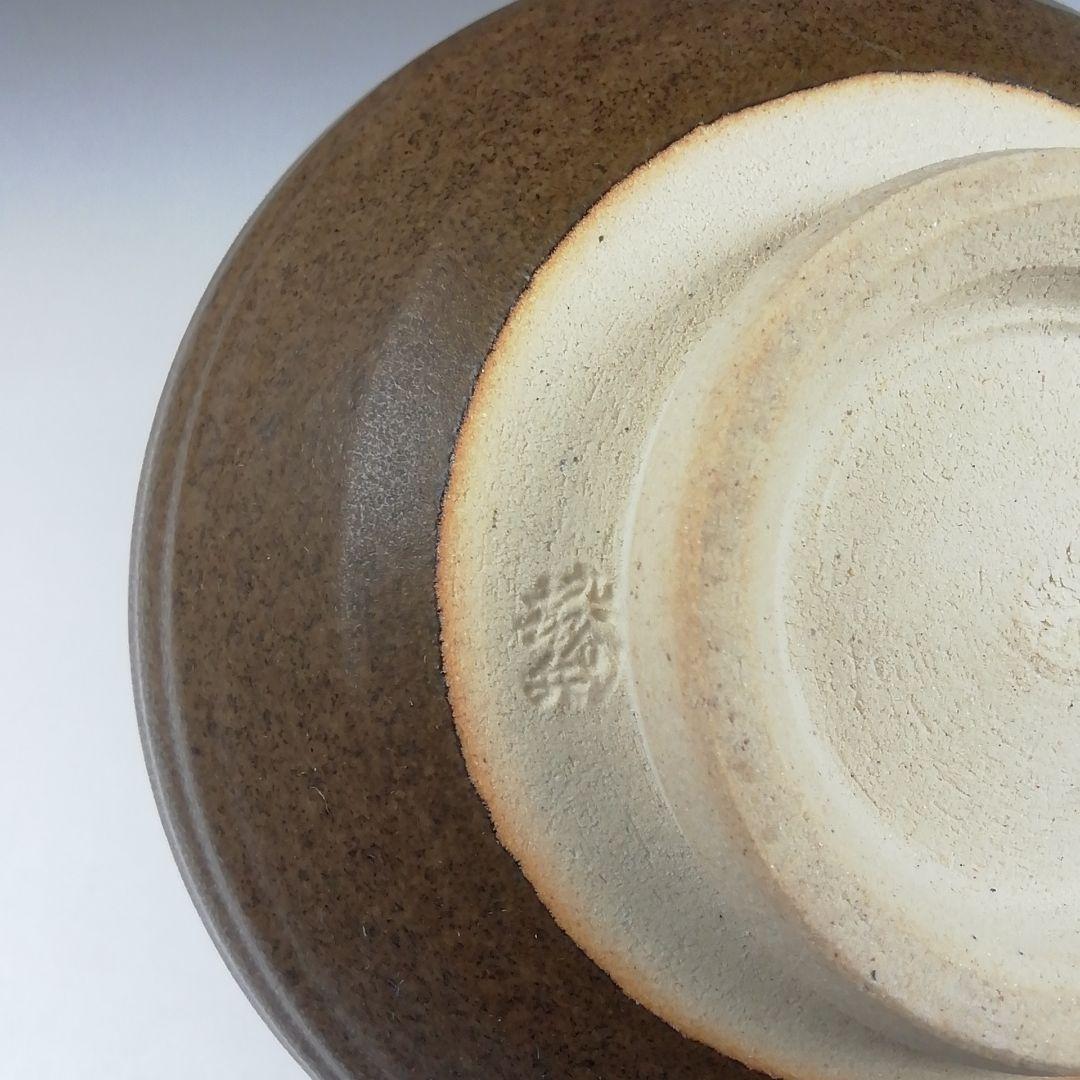 Ｔ６１９　茶碗　『九谷焼』『椿文』『長高喜兵衛 造』　共箱　抹茶碗　茶道具