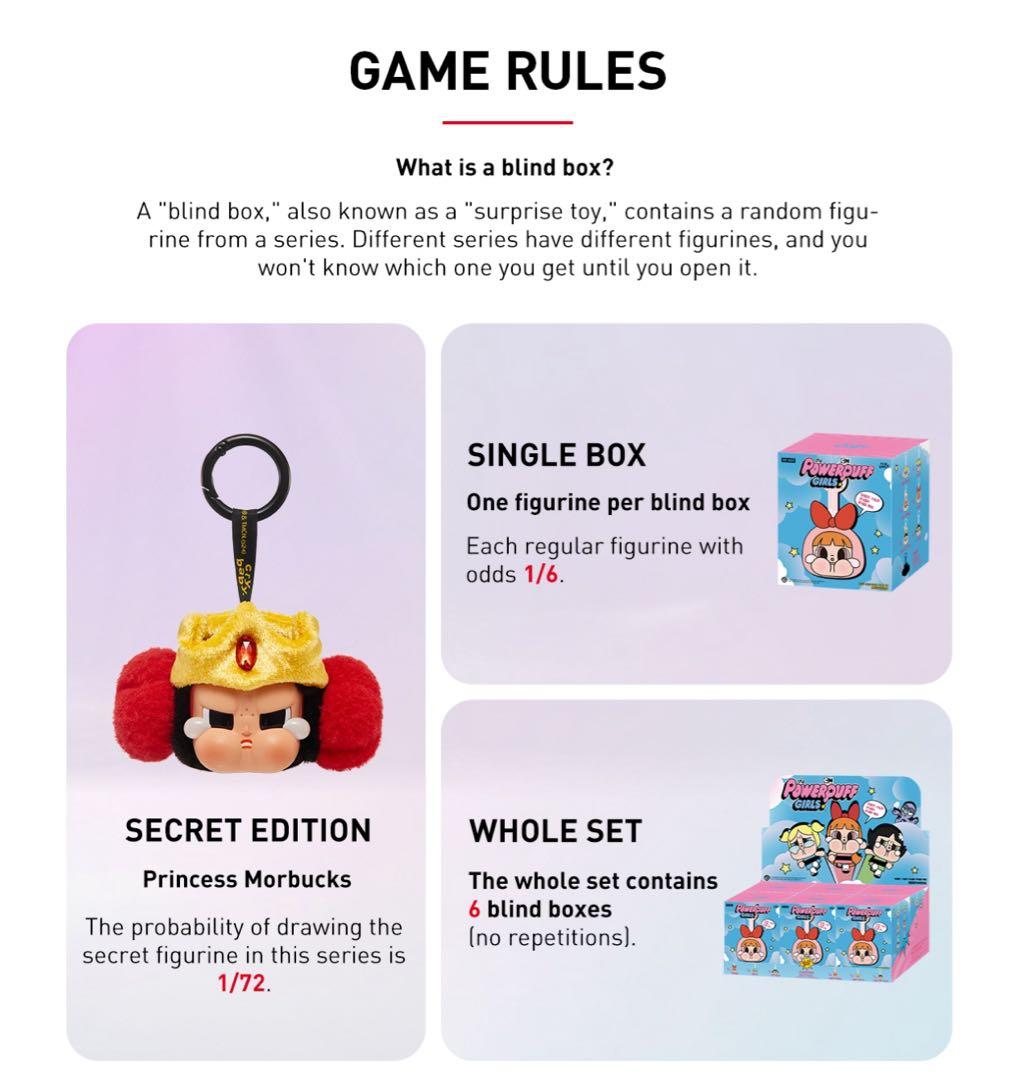 CRYBABY xパワーパフ ガールズ シリーズ ぬいぐるみ アソートボックス