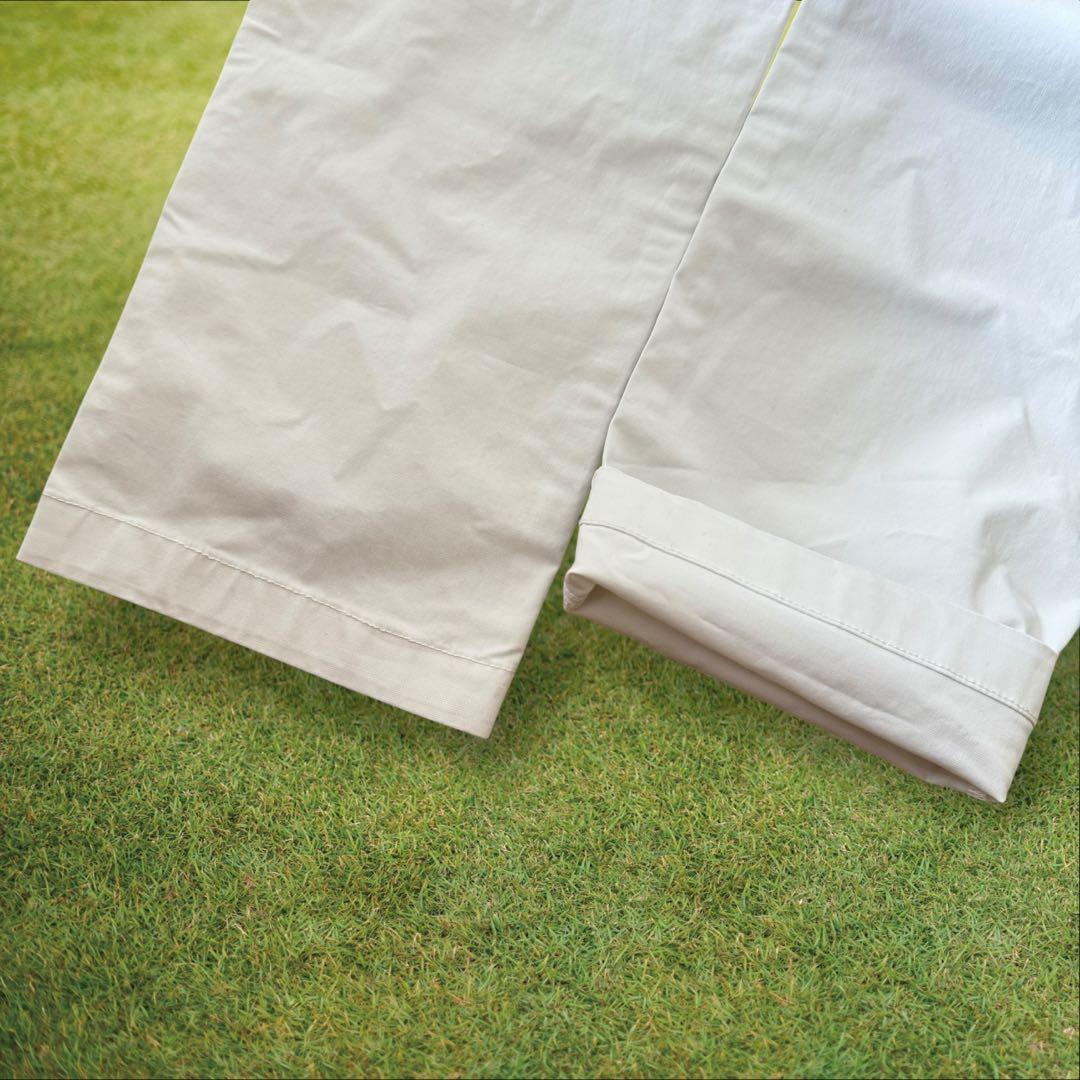 パーリーゲイツ　パンツ　白　ホワイト　6 XL〜XXL相当 ストレッチ素材