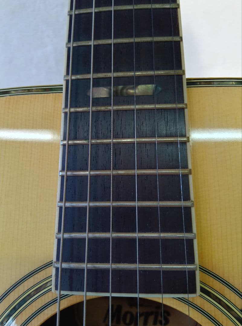 Morris　W-40 アコースティックギター　ハードケース付　レトロ　モーリス