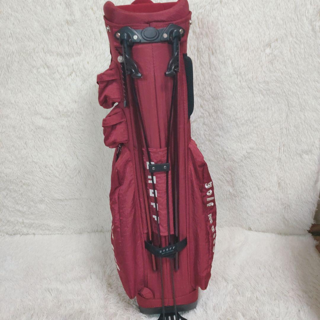 ONOFF★オノフ★9.0型★軽量★良品★スタンド(RED)キャディバッグ