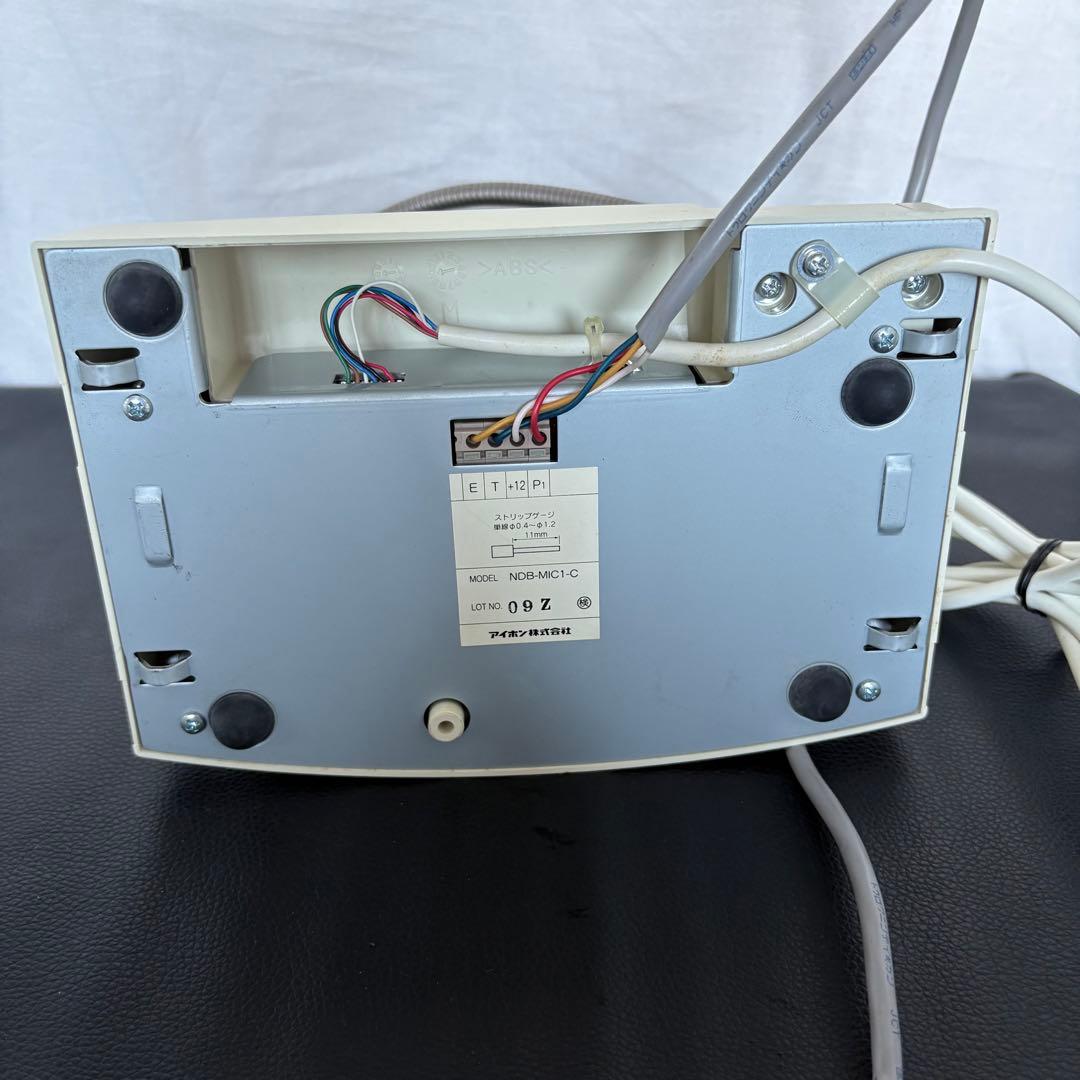 【通電OK】アイホン 待合呼出装置 NDB-10B1-C＆NDB-MIC1-C