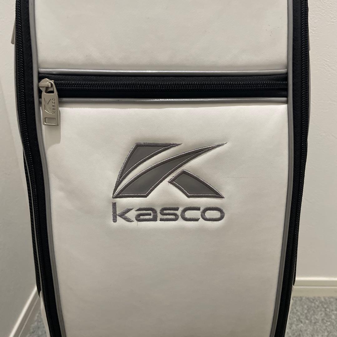 Kasco キャスコ キャディバッグ キャスター付き ゴルフバッグ ホワイト