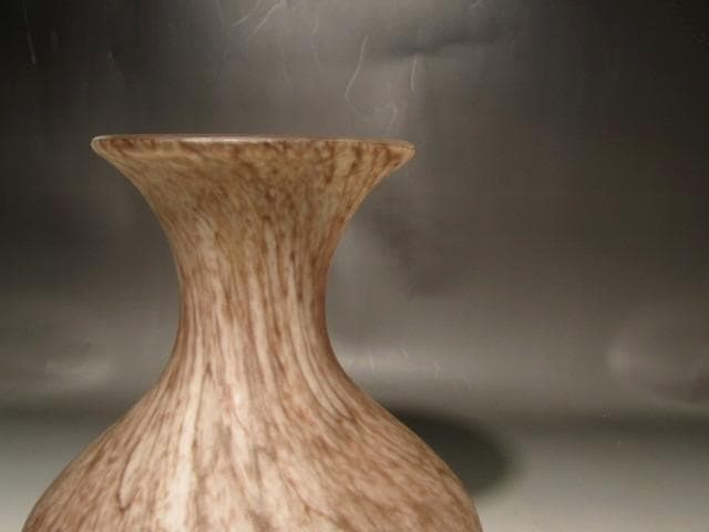 藤田喬平　手吹ガラス花瓶　美しい景色 s528