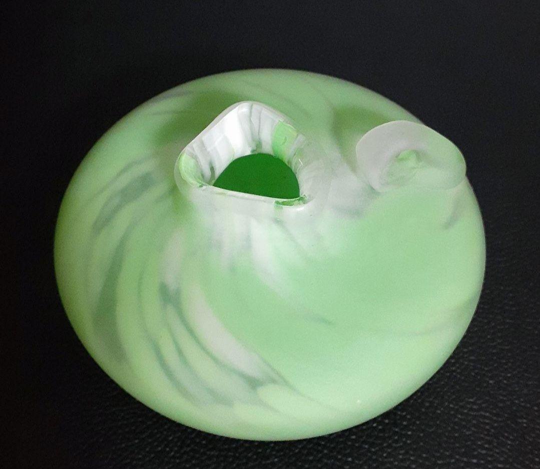 【真作保証❗】文化勲章受章作家　ガラス工芸界の重鎮【藤田喬平】作　手吹　花瓶