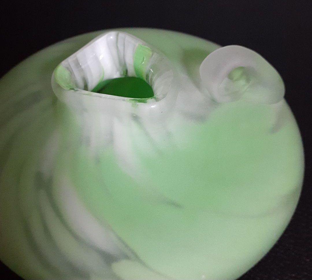 【真作保証❗】文化勲章受章作家　ガラス工芸界の重鎮【藤田喬平】作　手吹　花瓶