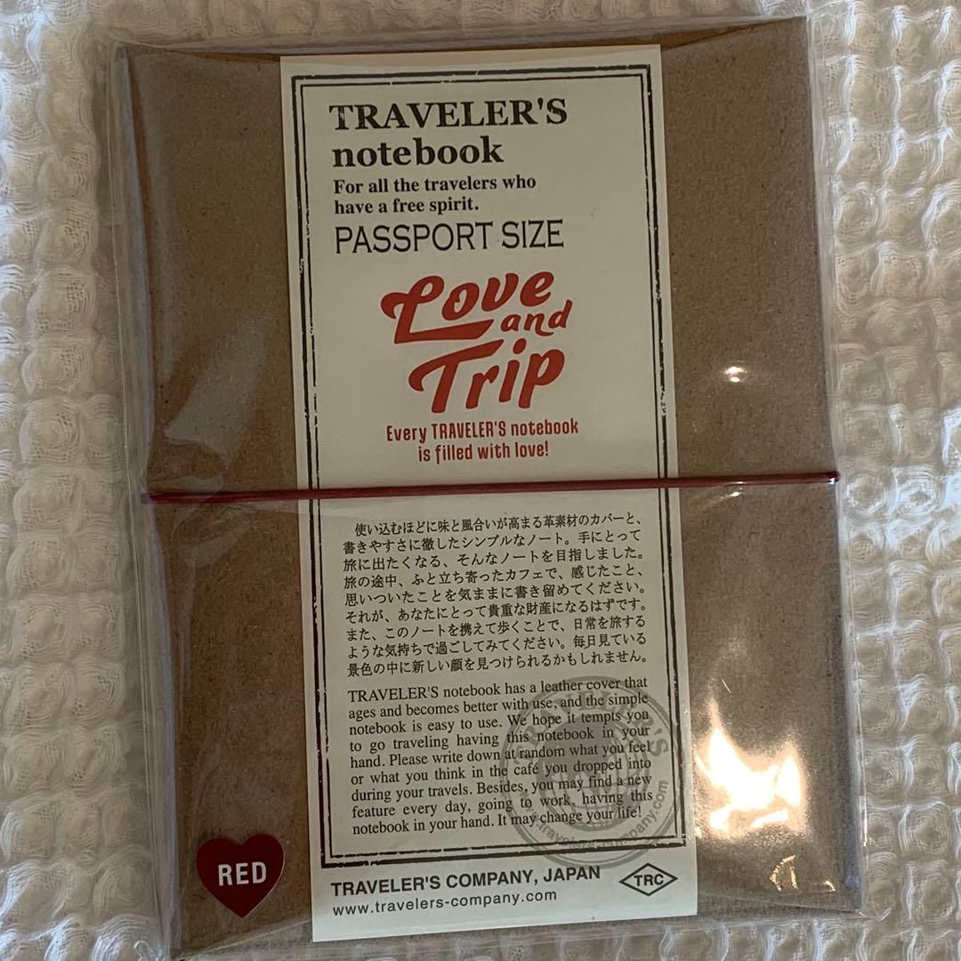 【新品未開封】 トラベラーズノート LOVE AND TRIP ダイアリーセット