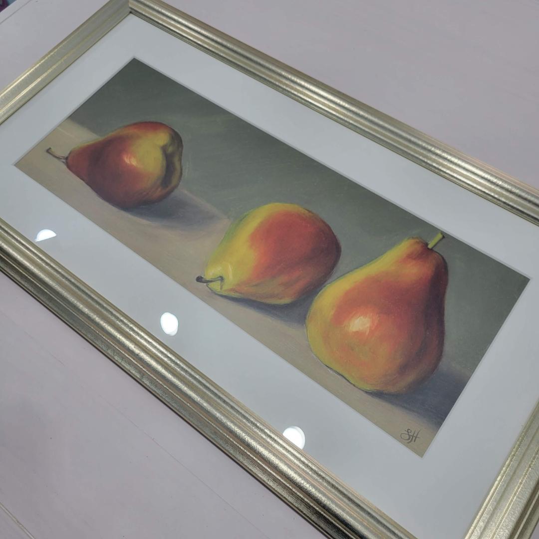 ローラアシュレイ 壁掛けフレーム 洋梨 ゴールドフレーム