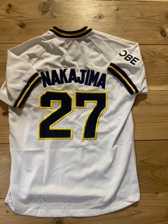 オリックスブルーウェーブ　レプリカユニフォーム　　中嶋監督の選手当時物