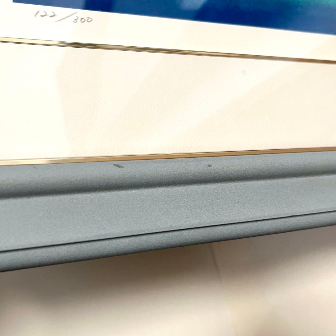 松浦敬文　「夜の城 」リトグラフ　版画　絵画　美術品　インテリア