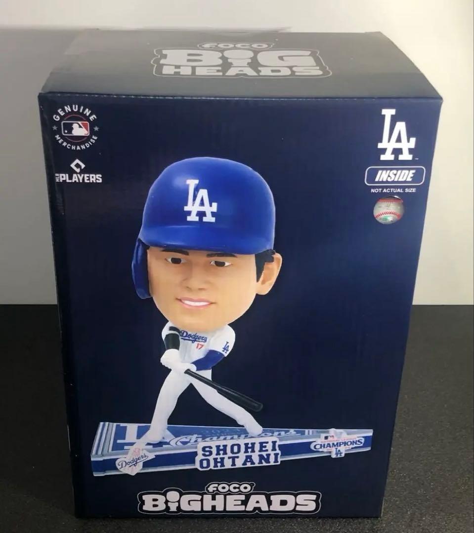 【大谷翔平】ナショナルリーグチャンピオンペナントベースボブルヘッド 324個限定