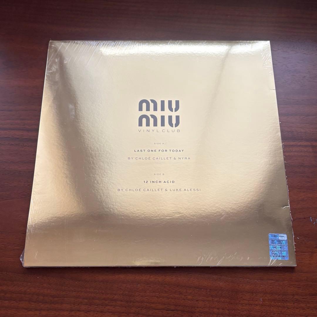 Miumiu ノベルティ　レコード