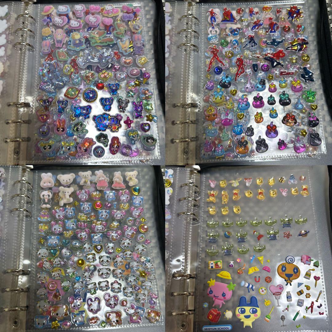 シール帳完成品　ボンボンドロップシール