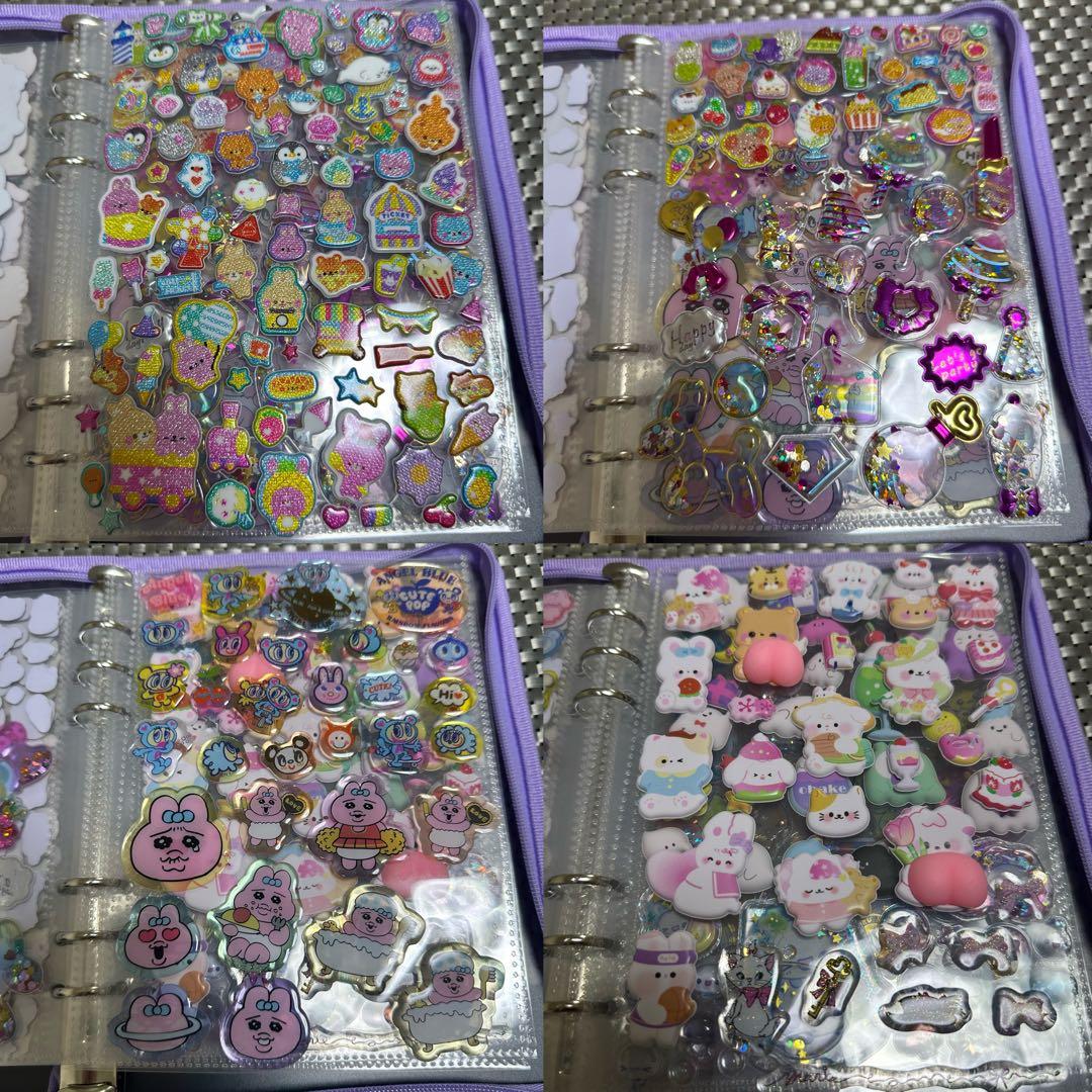 シール帳完成品　ボンボンドロップシール